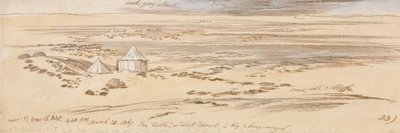 Vicino a Beer El Abt, 4:30 pm, 28 marzo 1867 (23) da Edward Lear